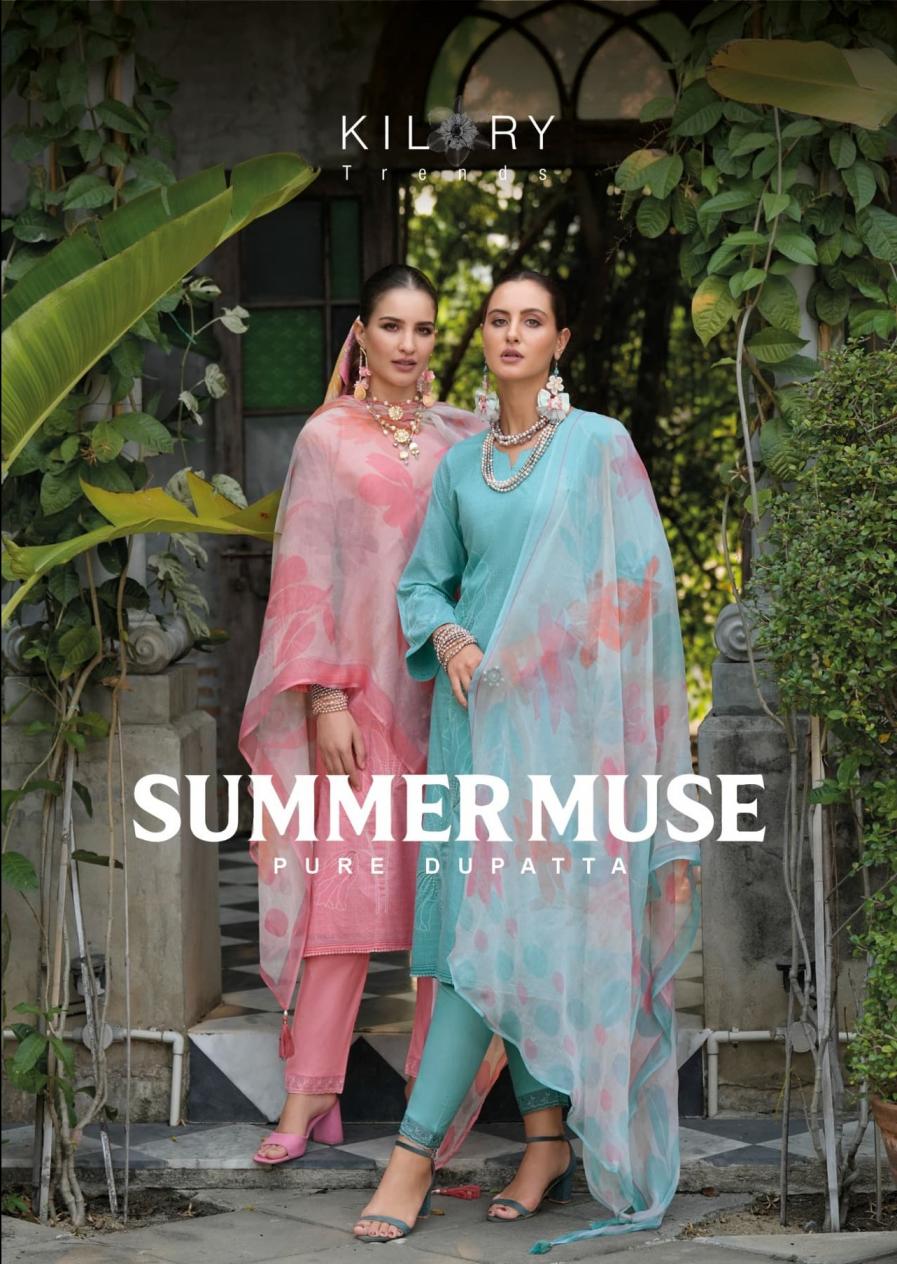summer mous by kilory trends lawn cotton fashionable dress material 
