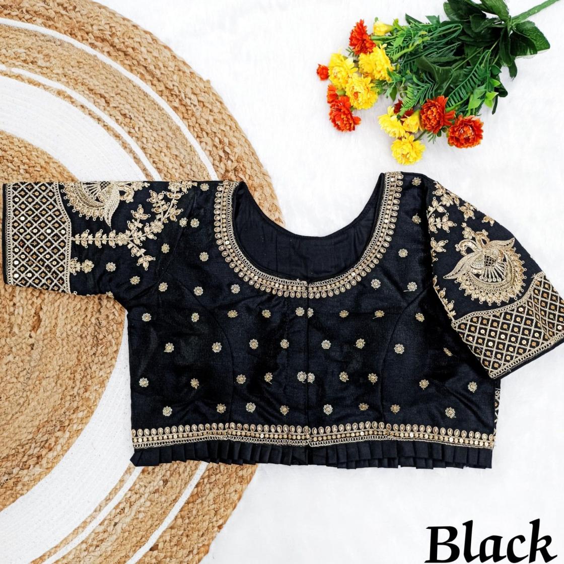 kochimor milan silk shop trendy taar codding work full stitch blouse 