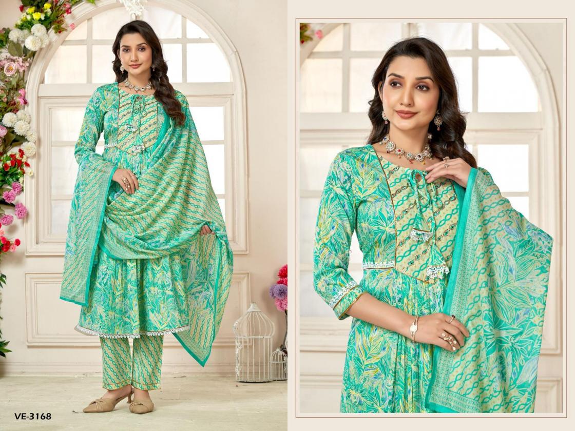 3177- 3223 BY LADIES FLAVOUR FULL STITCH COTTON PRINT FANCY 3PCS DRESS