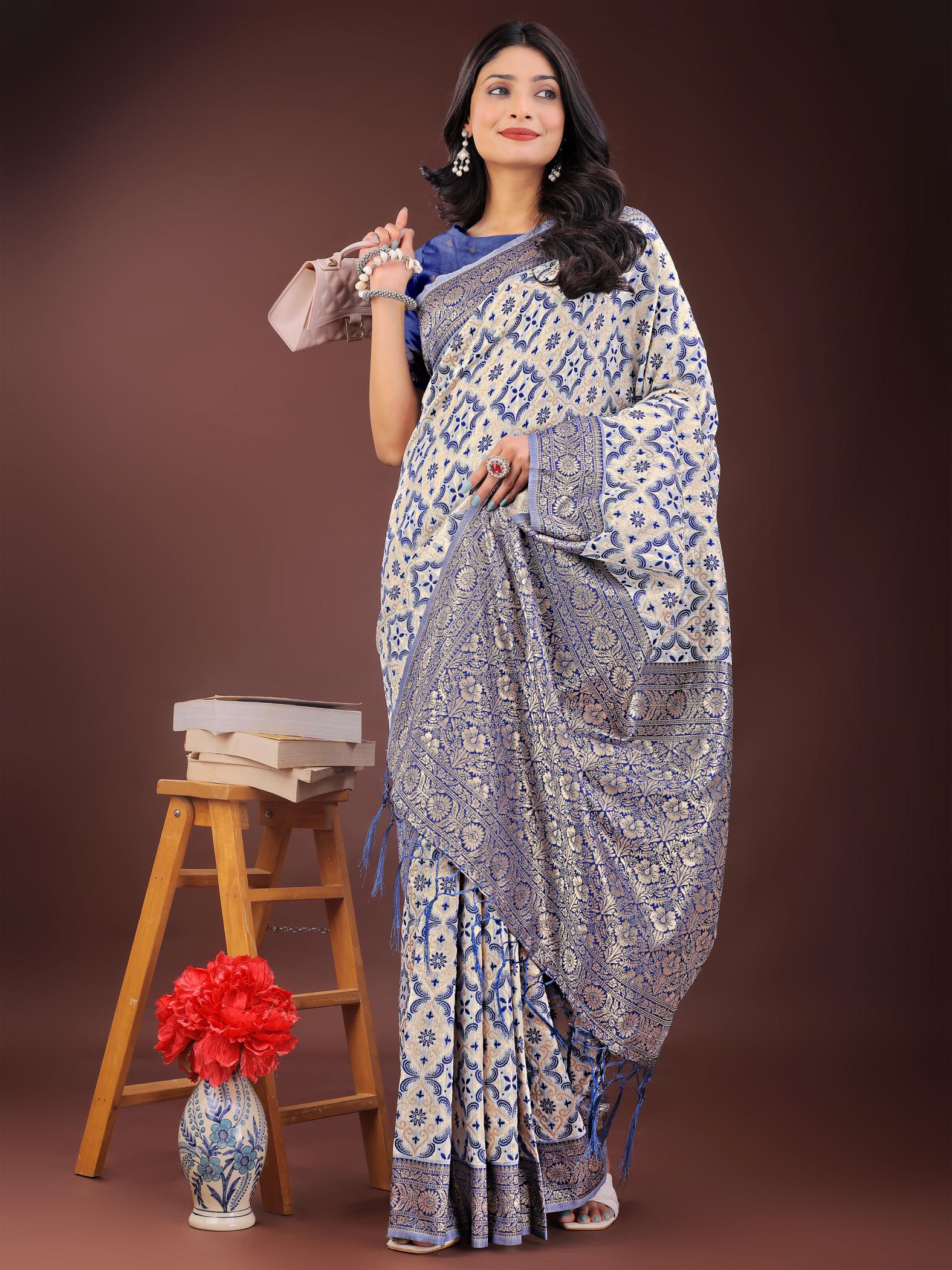 ASTITA LINEN QUEEN VOL 2 FANCY DESIGNER LINEN COTTON FABRIC SAREE WHOLSALE WITH LATKAN