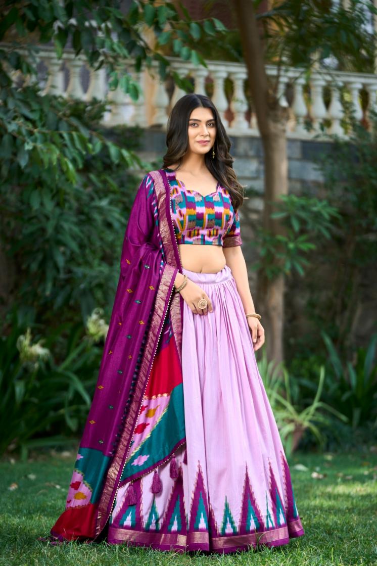 LNB1208 READYMADE DESIGNER FESTIVAL WEAR LEHENGA BLOUSE WITH DUPATTA 
