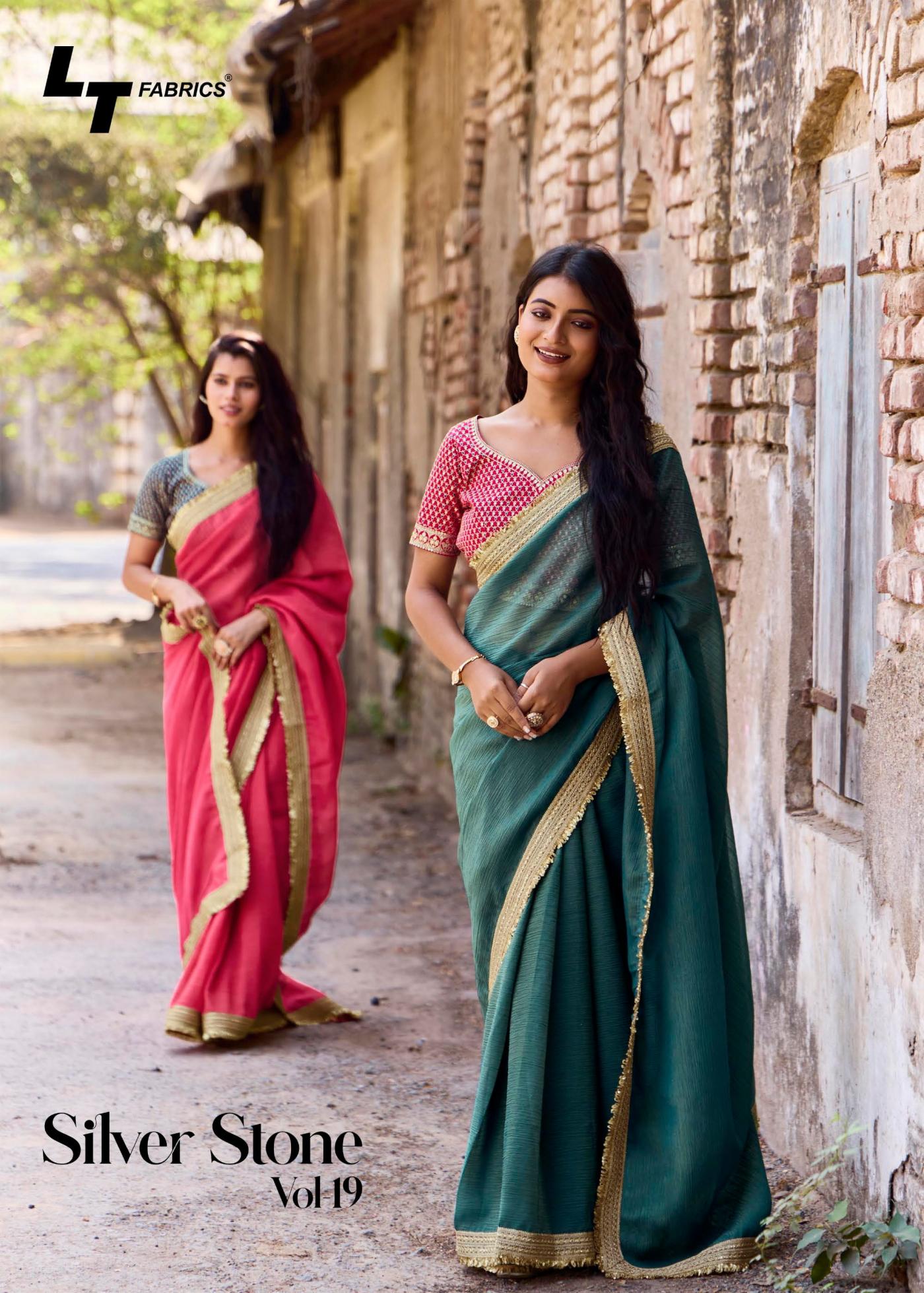 silver stone vol 19 by lt fashion fashionable cosmos saree online 