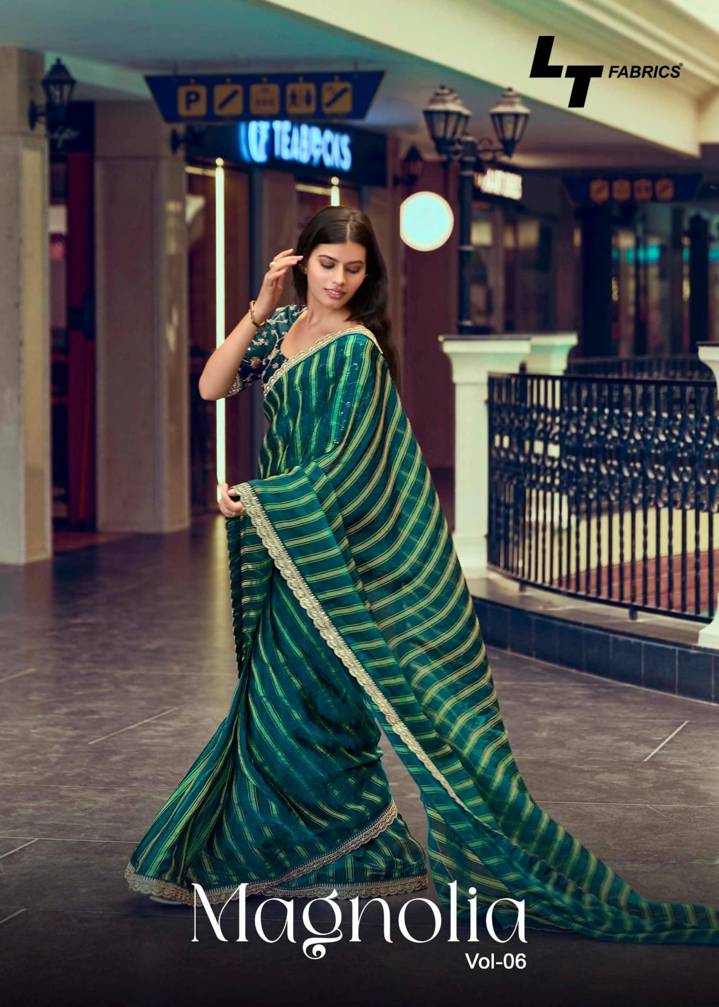 LT FASHION MAGNOLIA VOL 6 MALAI SILK SHOP TRENDY SAREES 