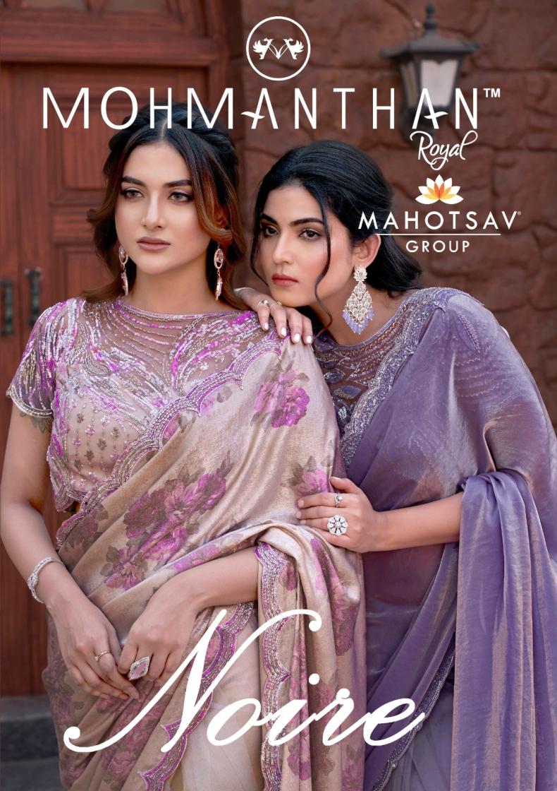 mohmanthan 25400 series noire by mahotsav hit design saree with blouse 