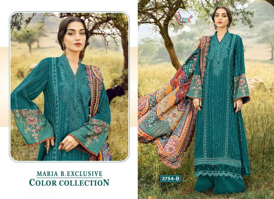 SHREE FABS MARIA B EXCLUSIVE COLOUR COLLECTION RAYON PAKISTANI SUITS 