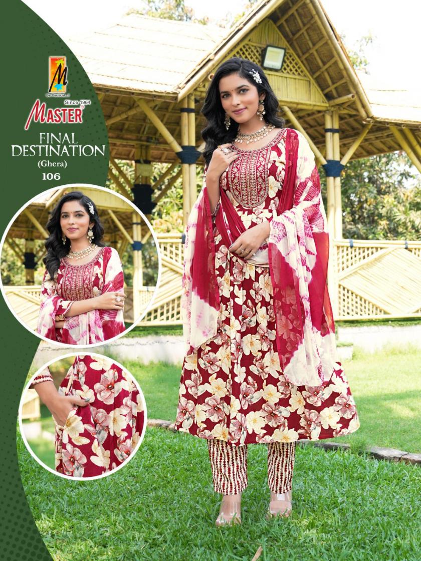 FINAL DESTINATION BY MASTER RAYON PRETTY LOOK 3PCS DRESS 