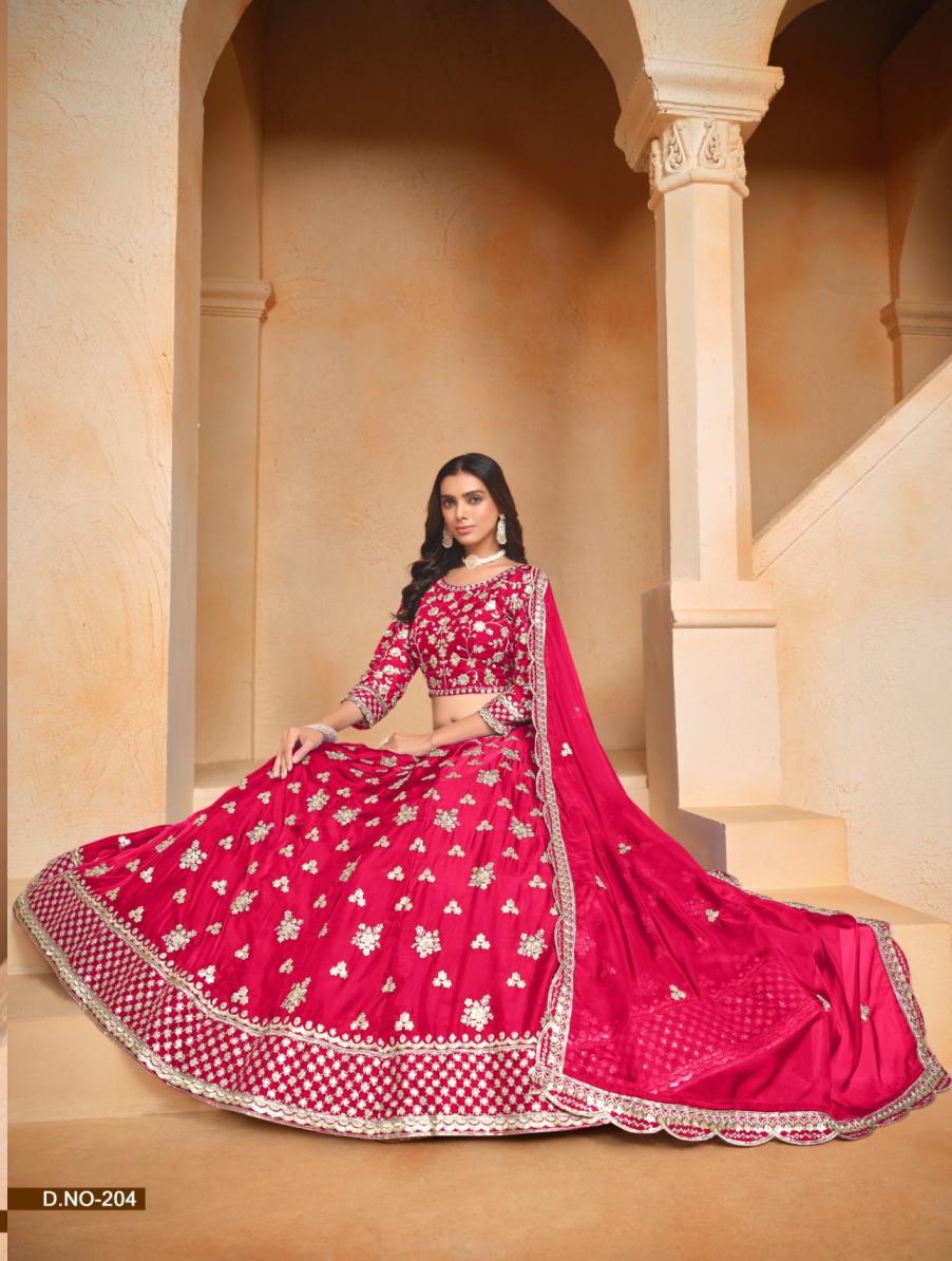 mehvish vol 2 by mehvish designer organza unstitch lehenga choli 