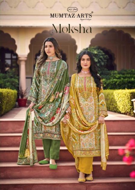 moksha by mumtaz arts digital print jam satin pakistani dress material