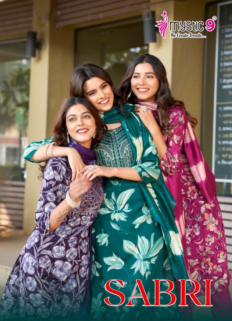 SABRI VOL 6 BY MYSTIC9  STYLISH LOOK RAYON 3 PIECE SET 