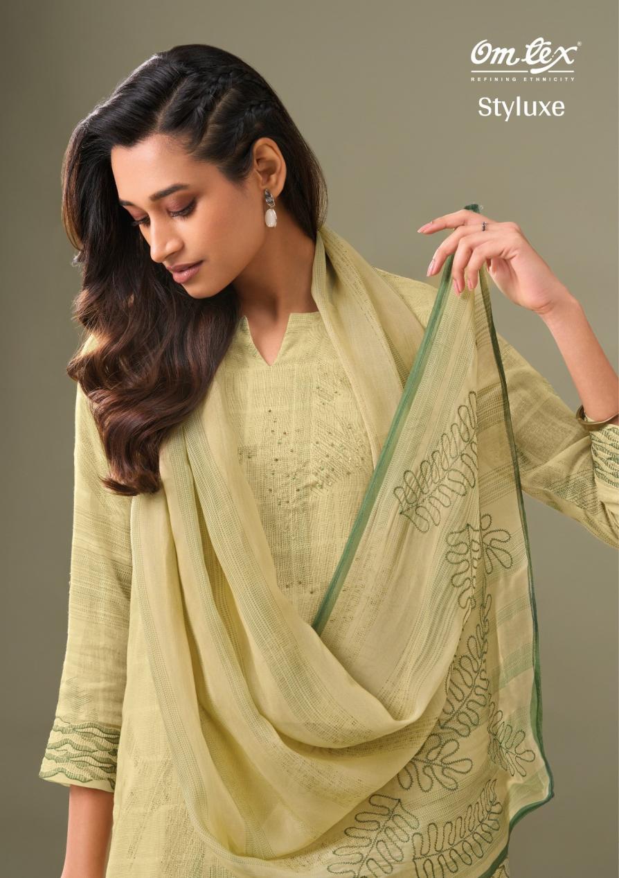 styluxe omtex linen ladies suits