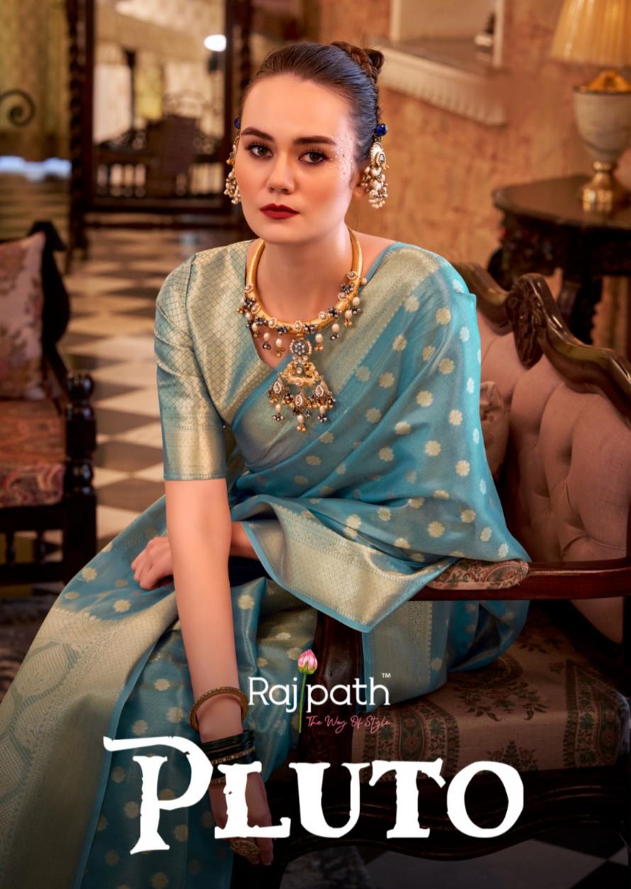 RAJPATH LAUNCHED  PLUTO SILK 352-357 FESTIVAL AND ETHNIC WEAR CLASSY SAREE