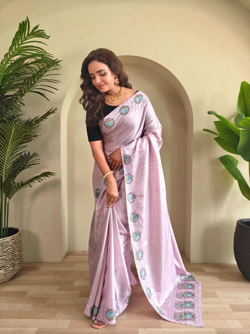 PRANJAL VOL 1 CUTE EMBROIDERY WORK SAREE COLLECTION
