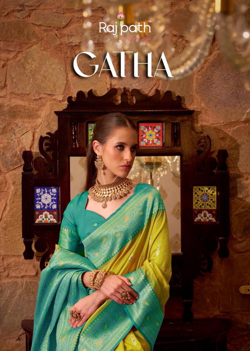 gatha by rajpath new design luxurious silk sarees for women
