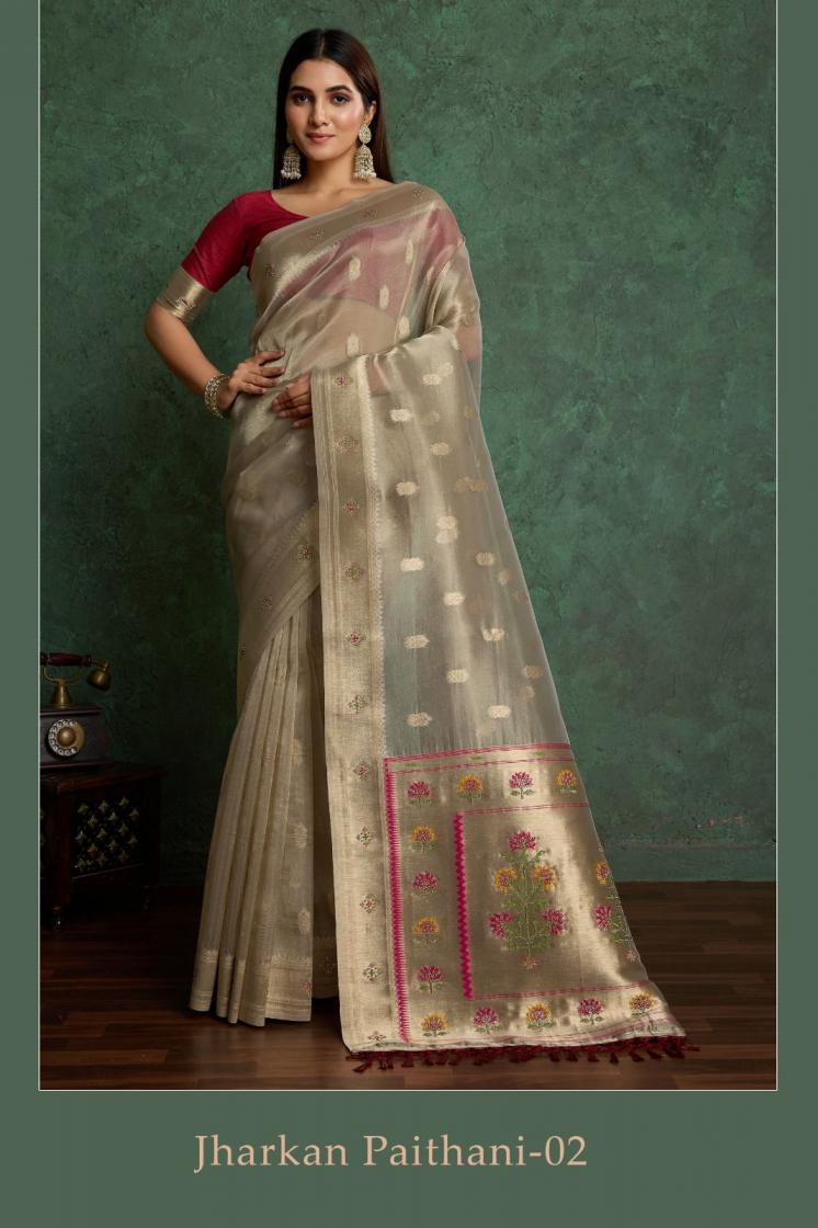 jharkan paithani by rajtex tissue paithani traditional saree online 