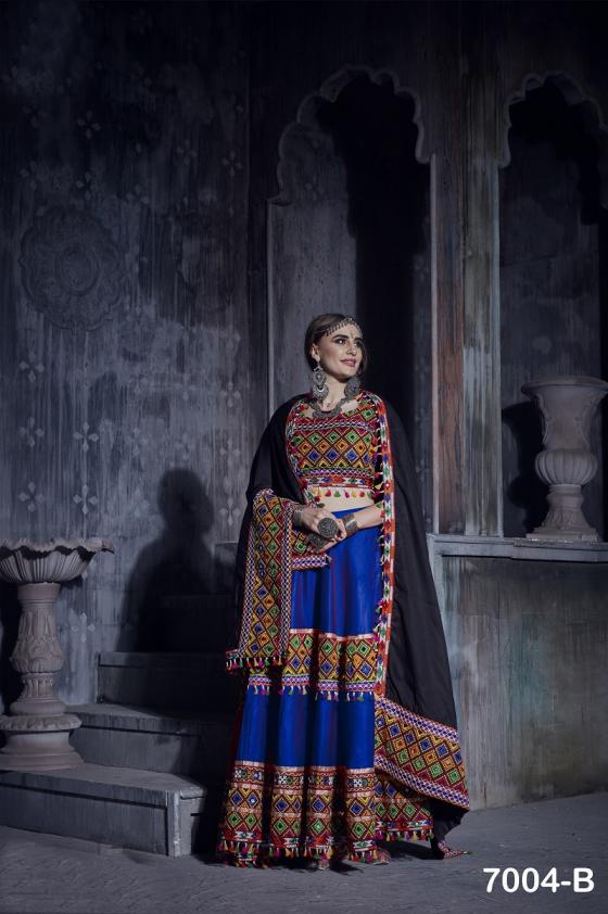 AAWIYA RAJWADI VOL 1 7004 ART SILK  STITCH LEHENGA UNSTITCH CHOLI FOR WOMENS