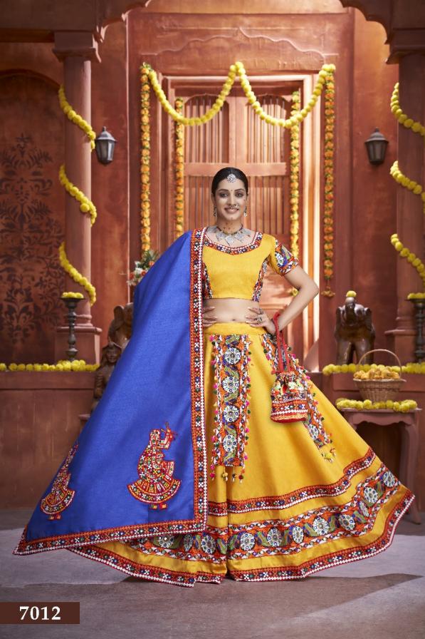 rajwadi vol 3 7012 shop trendy art silk stitch lehenga unstitch choli online 