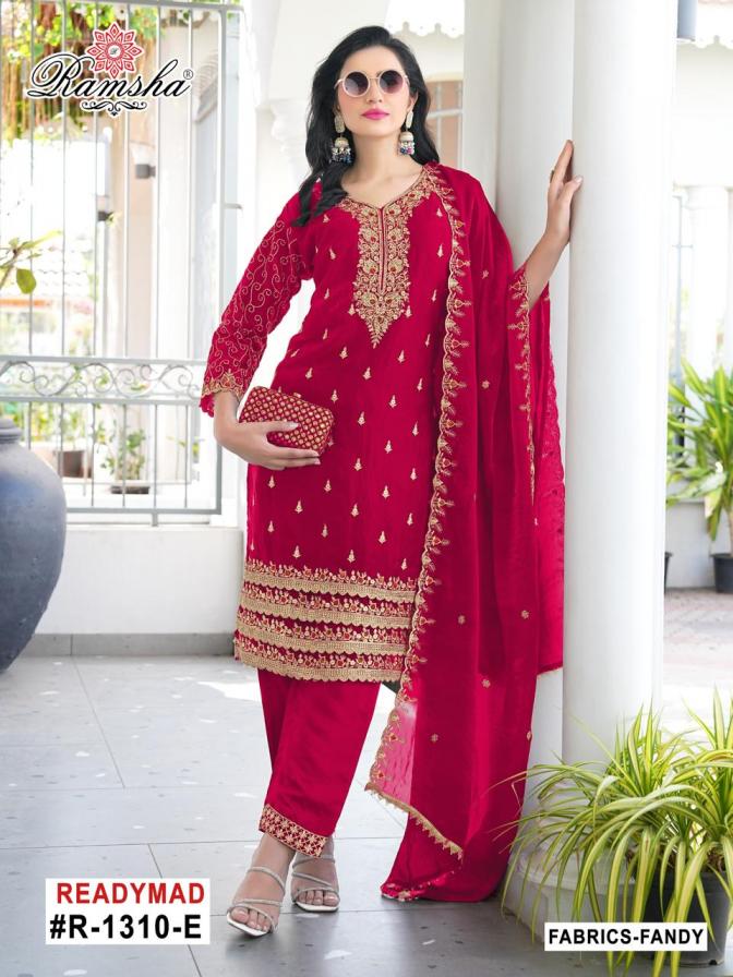 r 1310nx by ramsha ethnic style fandy full stitch pakistani 3pcs dress