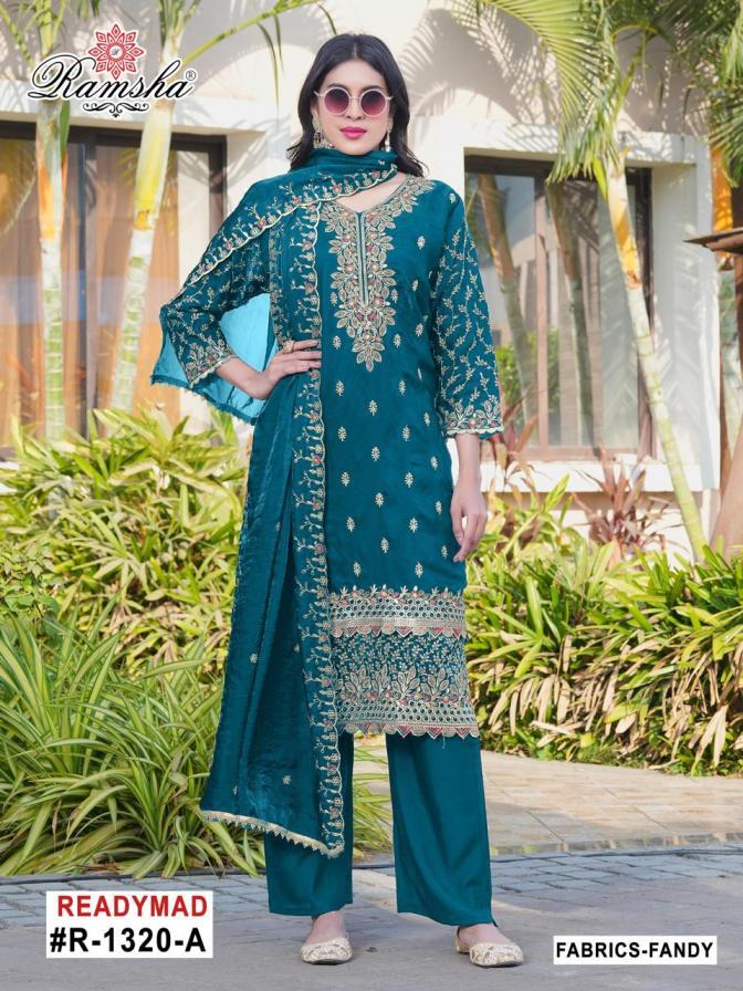 r 1320 nx by ramsha readymade fandy modern pakistani 3pcs dress