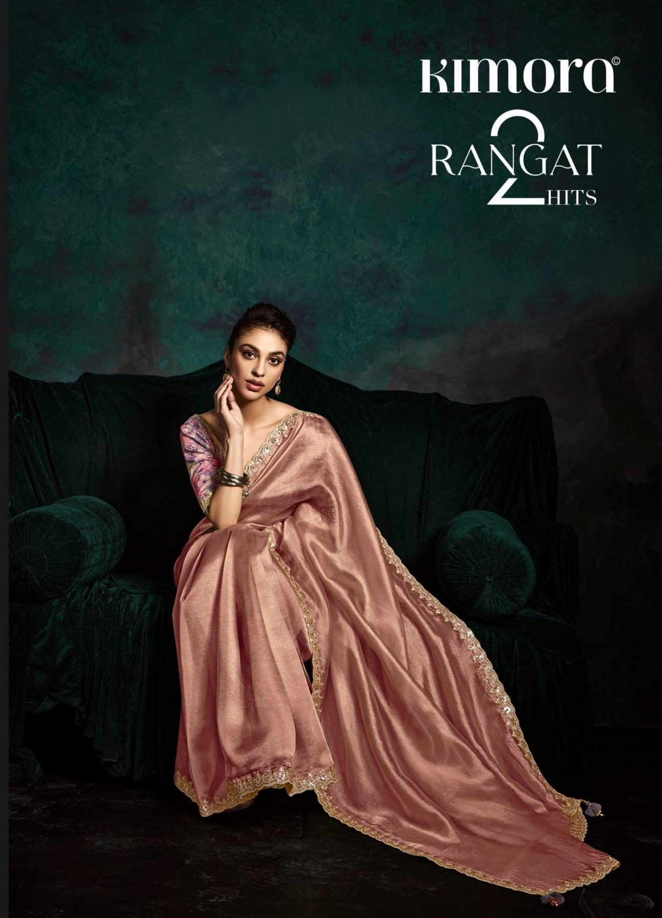 kimora rangat 2171 colours beautified exclusive design sarees online 