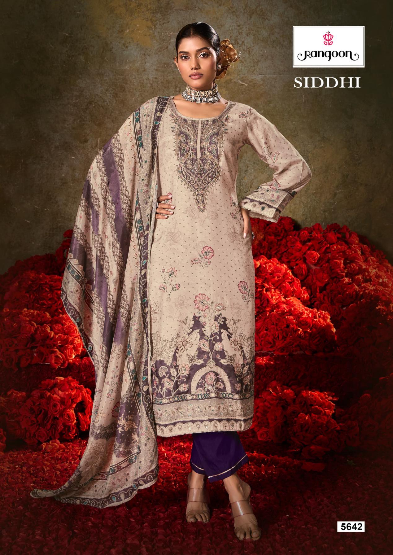 SIDDHI BY RANGOON MUSLIN DESIGNER 3 PIECE COLLECTION 