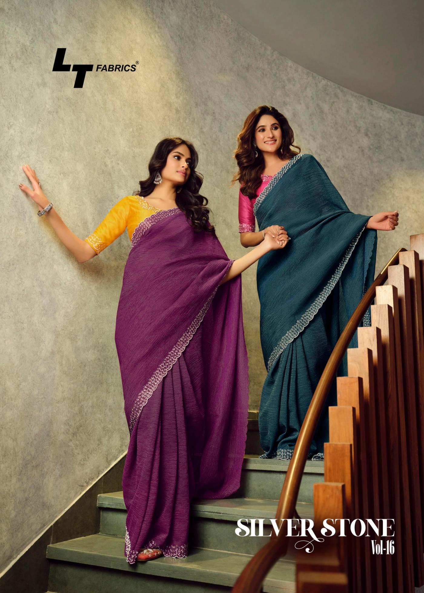LT FASHION SIGNATURE VOL 16 COSMOS HIT DESIGN SAREE WITH FANCY BLOUSE 