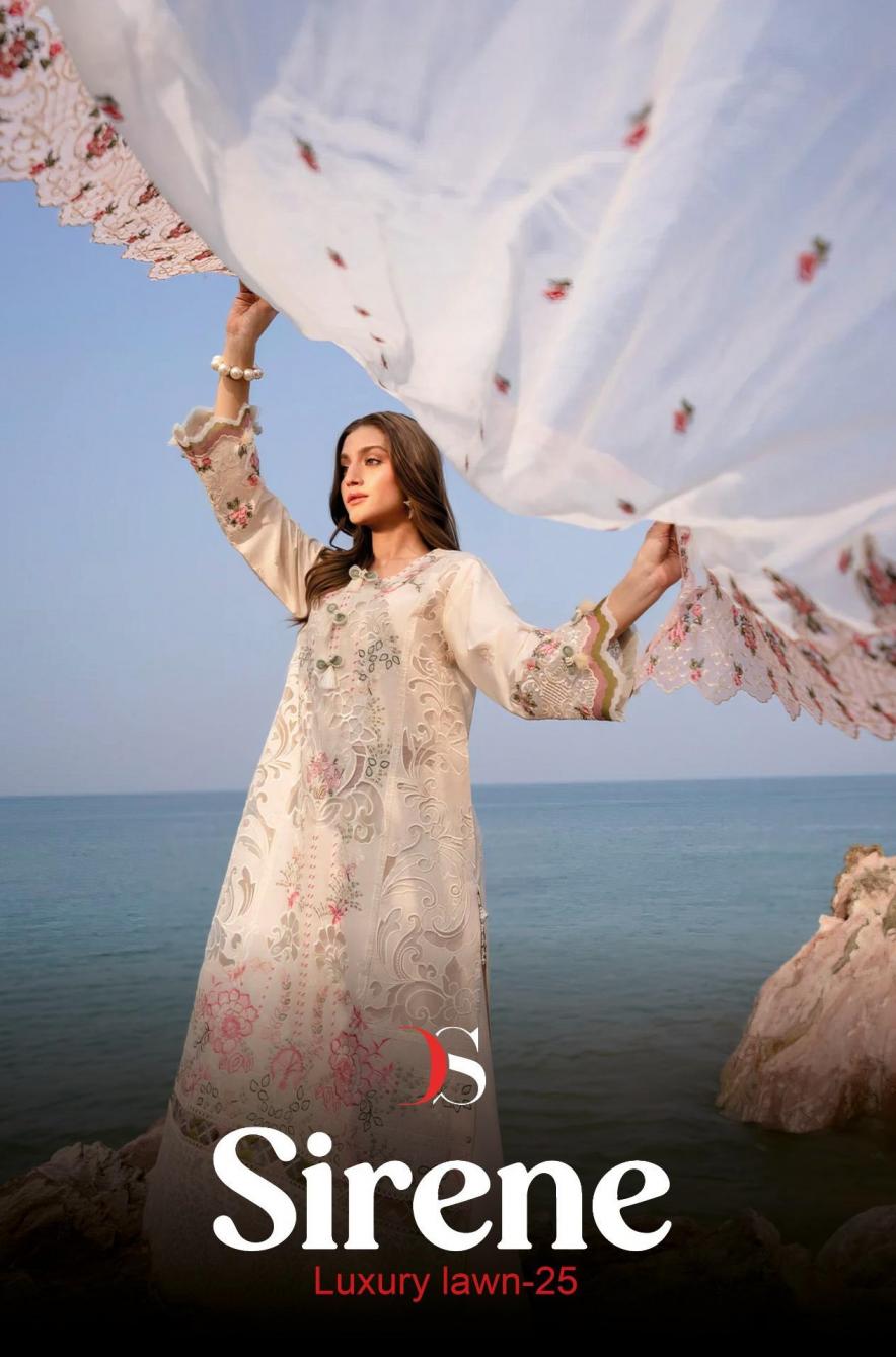 deepsy suits sirene luxury lawn 25 cotton unstitch pakistani 3pcs dress