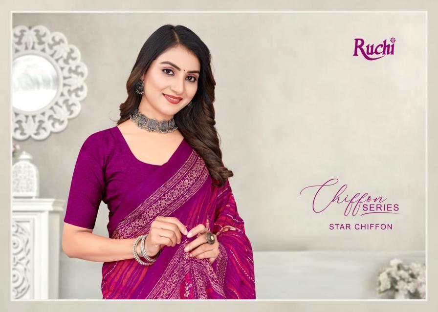ruchi star chiffon vol 192 chiffon hit design stylish sarees 