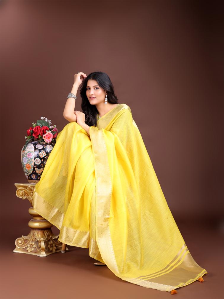 ASTITA TAYAARI READY TO WEAR SAREE FANCY DESIGNER  COTTON FABRIC READY TO WEAR SAREE WHOLSALE WITH LATKAN