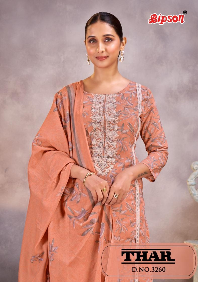 bipson prints thar 3260 cotton hit design dress material online 