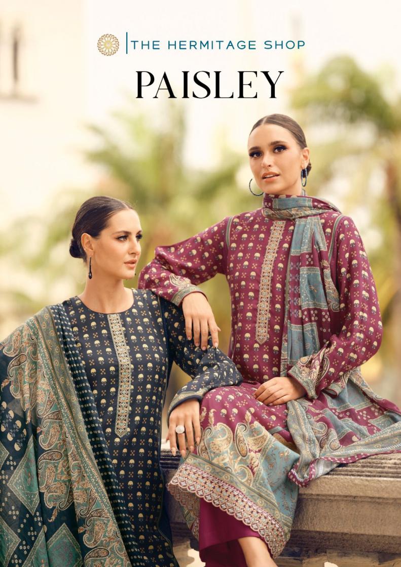 PAISELY BY THE HERMITAGE SHOP BEAUTIFUL PRINTED PAKISTANI SALWAR SUIT