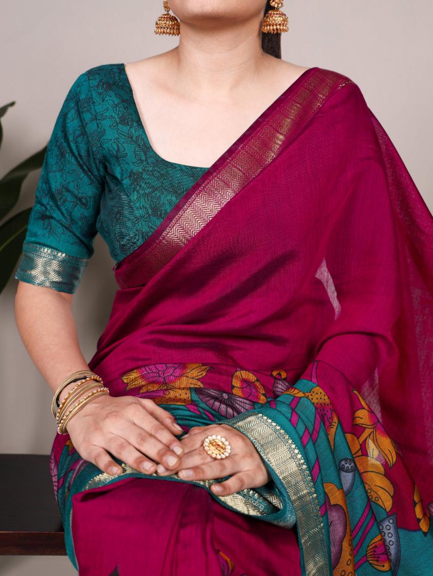 YNF7036 VISCOSE CHANDERI POPULAR DESIGN BEAUTIFUL SAREES 
