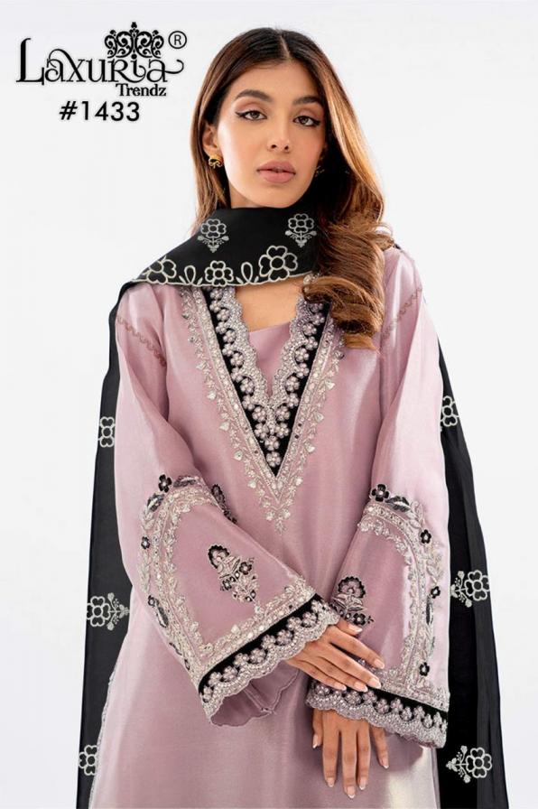 LAXURIA TRENDZ 1433 FULLY STITCH SHOP TRENDY PAKISTANI 3PCS DRESS