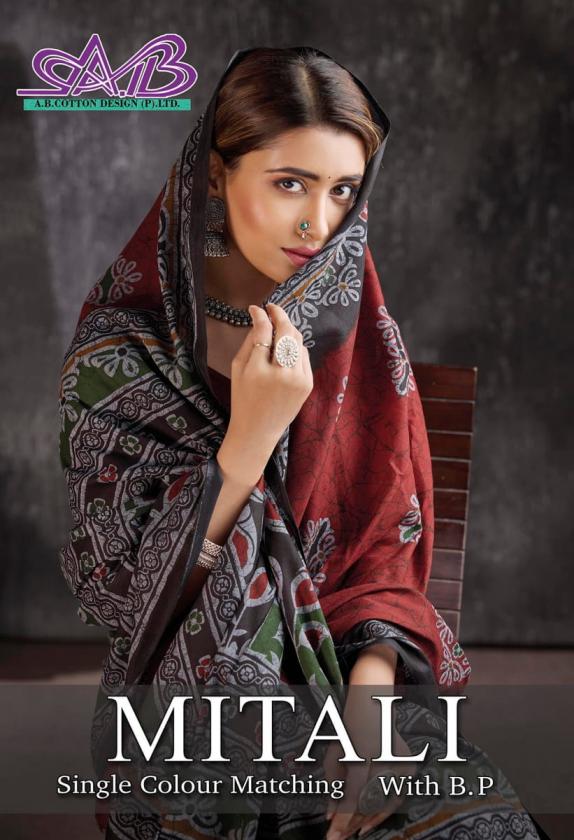 MITALI BY AB COTTON PRETTY LOOK SAREE EXPORTS 