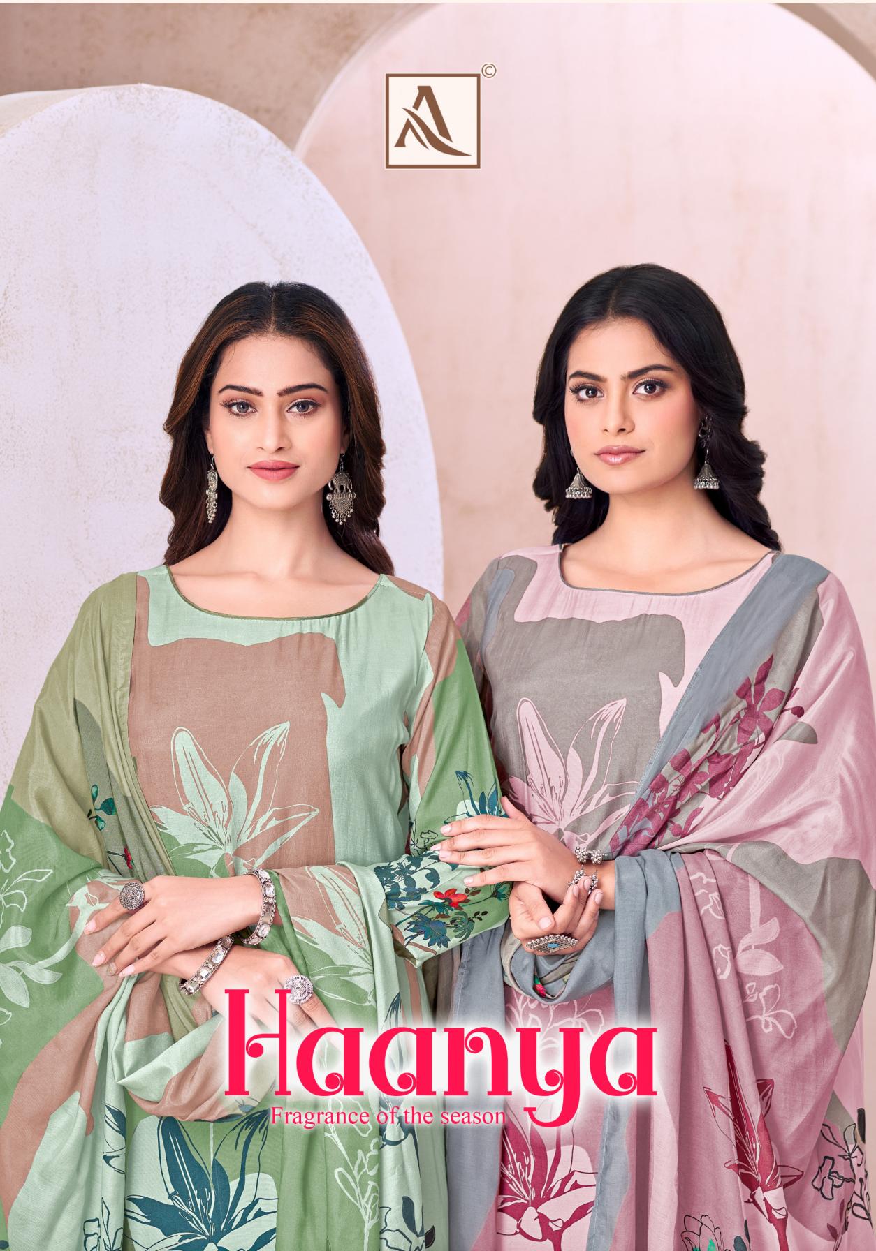 HAANYA BY ALOK VISCOSE MUSLIN MODERN PAKISTANI SUIT FOR WOMENS 