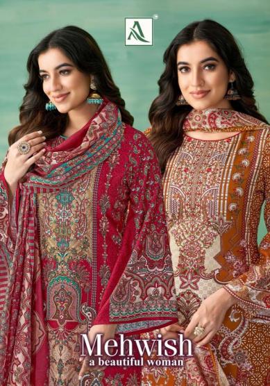 MEHWISH BY ALOK VISCOSE RAYON FULL STITCH MODERN PAKISTANI PLUS SIZE 3PCS DRESS