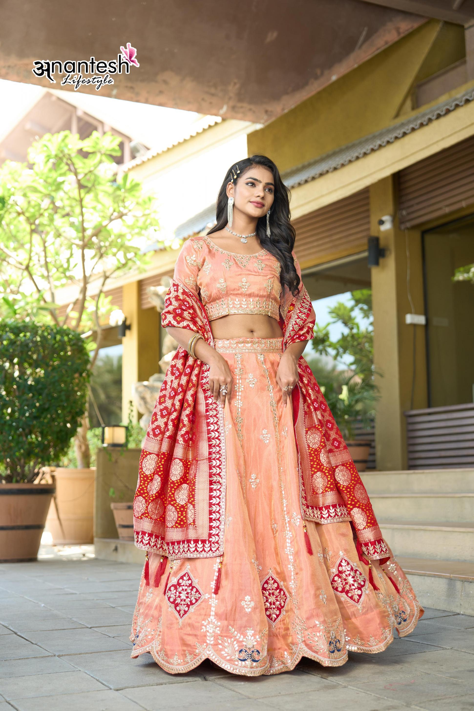 OCCASION VOL 11 BY ANANTESH SEMI STITCH FESTIVAL WEAR LEHENGAS ONLINE 