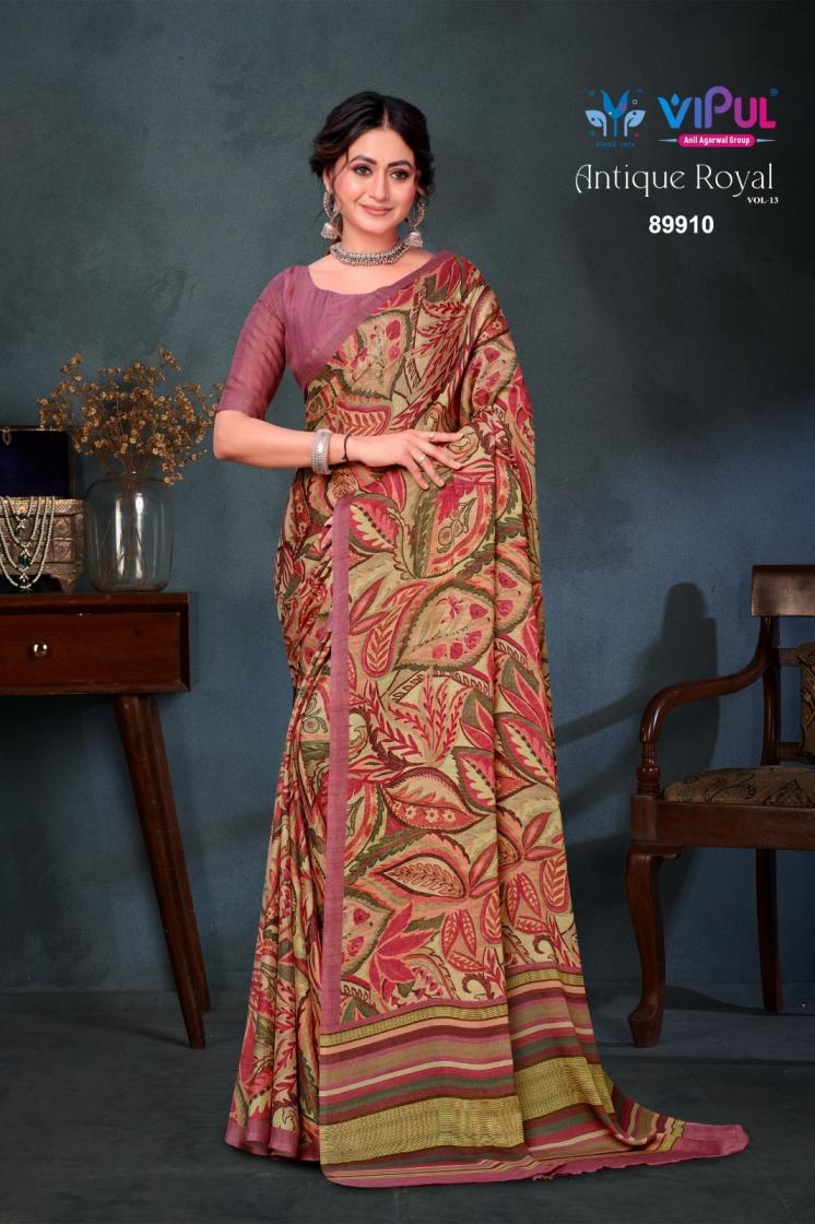 ANTIQUE ROYAL VOL 13 BY VIPUL FASHION PARTY WEAR SAREE