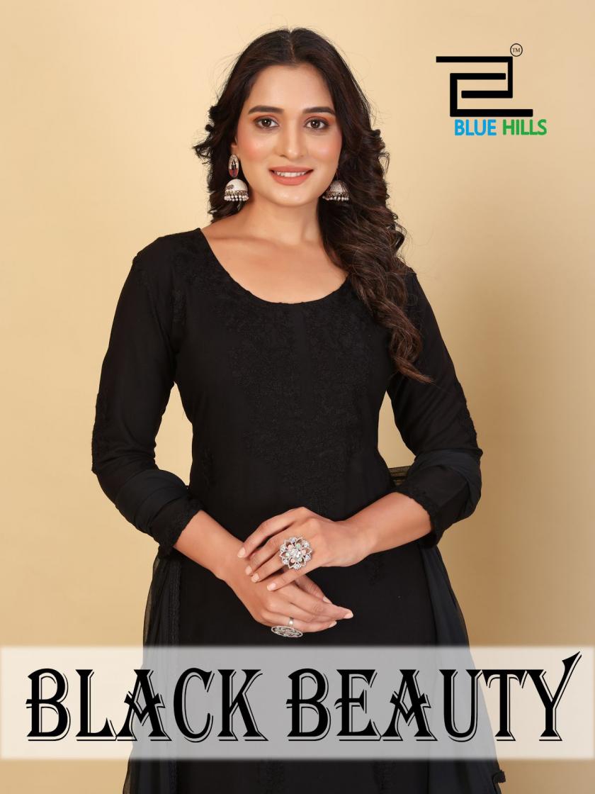 BLACK BEAUTY BY BLUE HILLS 3PCS BLACK READYMADE DRESS
