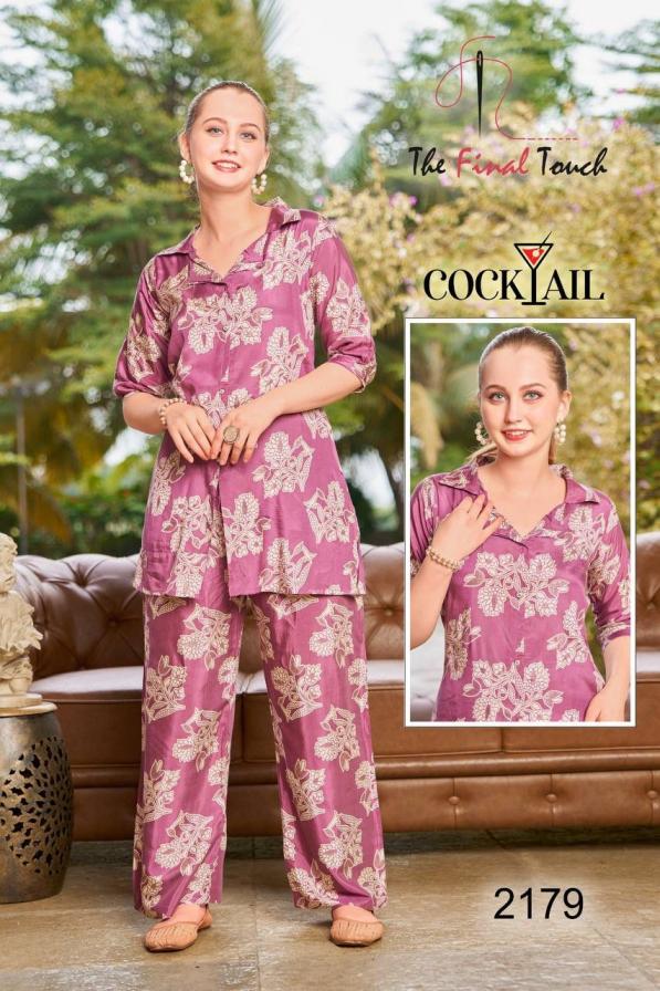 COCKTAIL THE FINAL TOUCH BY RR FASHION LAUNCH UNIQUE READYMADE COMBO KURTI SET 