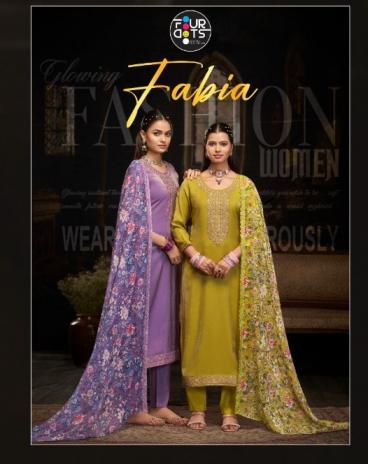 FOURDOTS LAUNCH FABIA FASHIONABLE DESIGN DRESS MATERIALS 