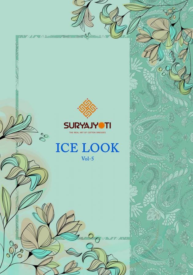 SURYAJYOTI ICE LOOK VOL 5 COTTON STYLISH LOOK FULL STITCH PLUS SIZE SUITS 