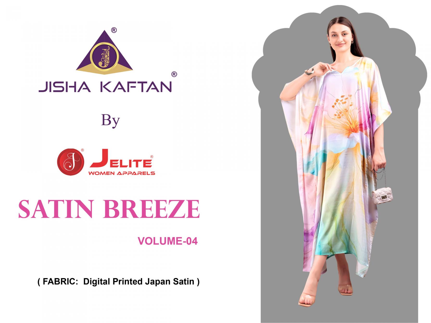 JISHA KAFTAN PRESENTS SATIN BREEZE KAFTAN VOLUME 4