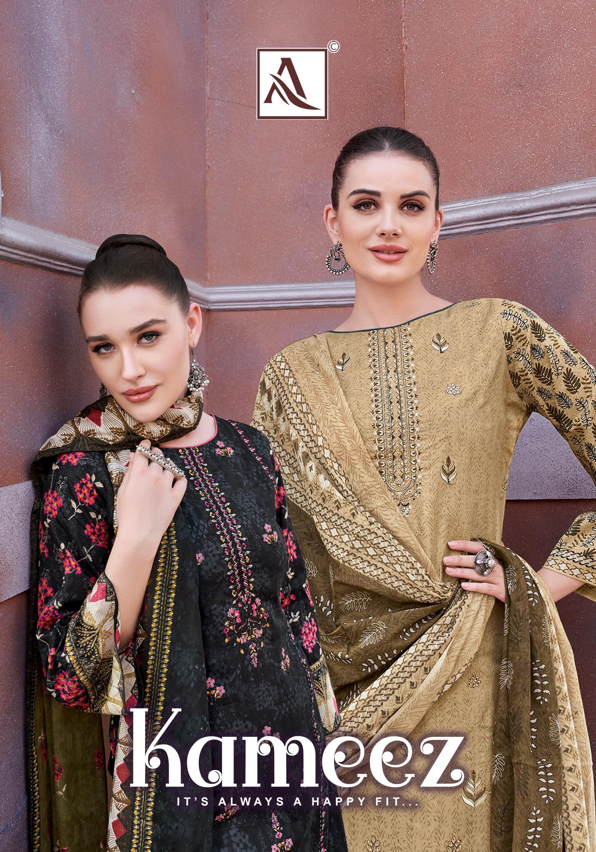 KAMEEZ BY ALOK SUITS UNSTITCH SALWAR KAMEEZ 