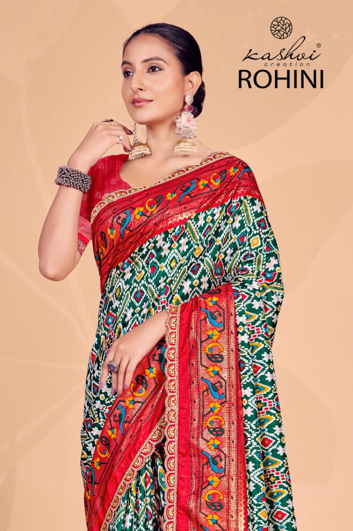 ROHINI BY KASHVI CREATION LATEST SAREES COLLECTION 