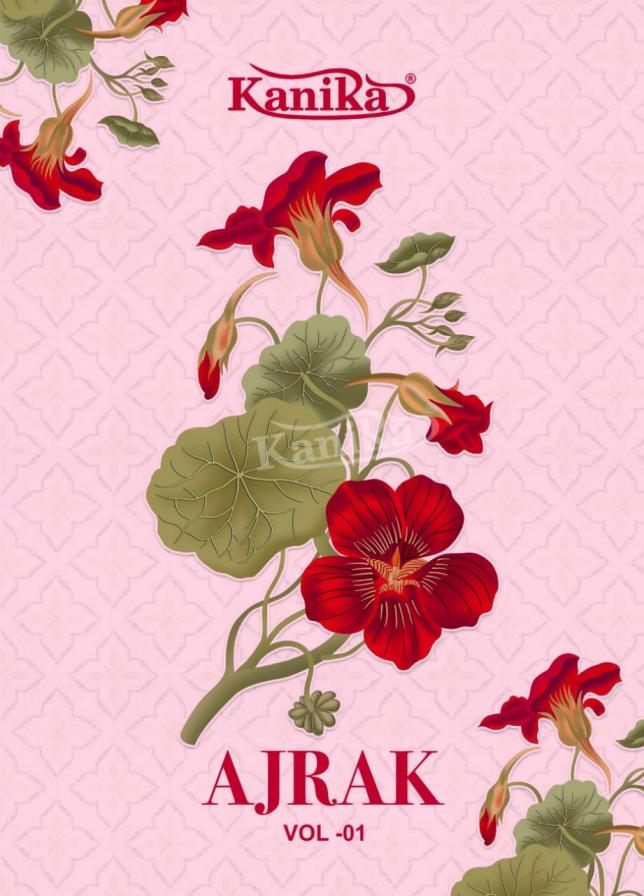 AJRAK VOL 1 BY KAVYA KANIKA CLASSIC AJRAK DESIGNS FULLY STITCH SUITS 