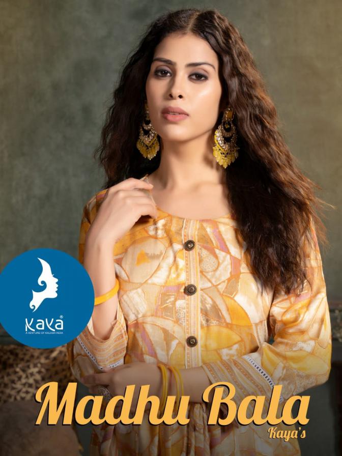 MADHUBALA BY KAYA KURTI READYMADE LONG FLAIRED DRESS