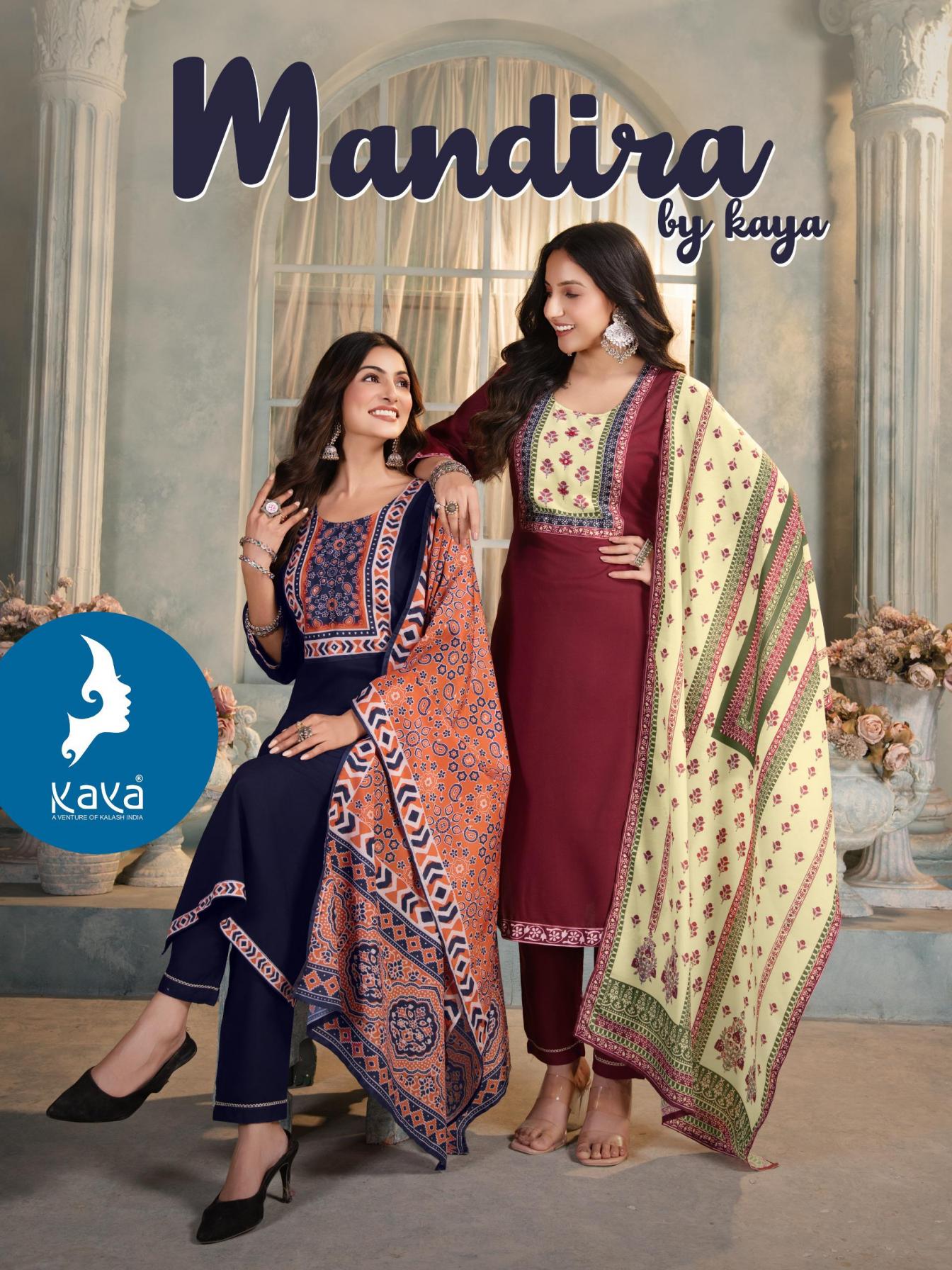 MANDIRA BY KAYA RAYON STYLISH READYMADE SALWAR KAMEEZ 