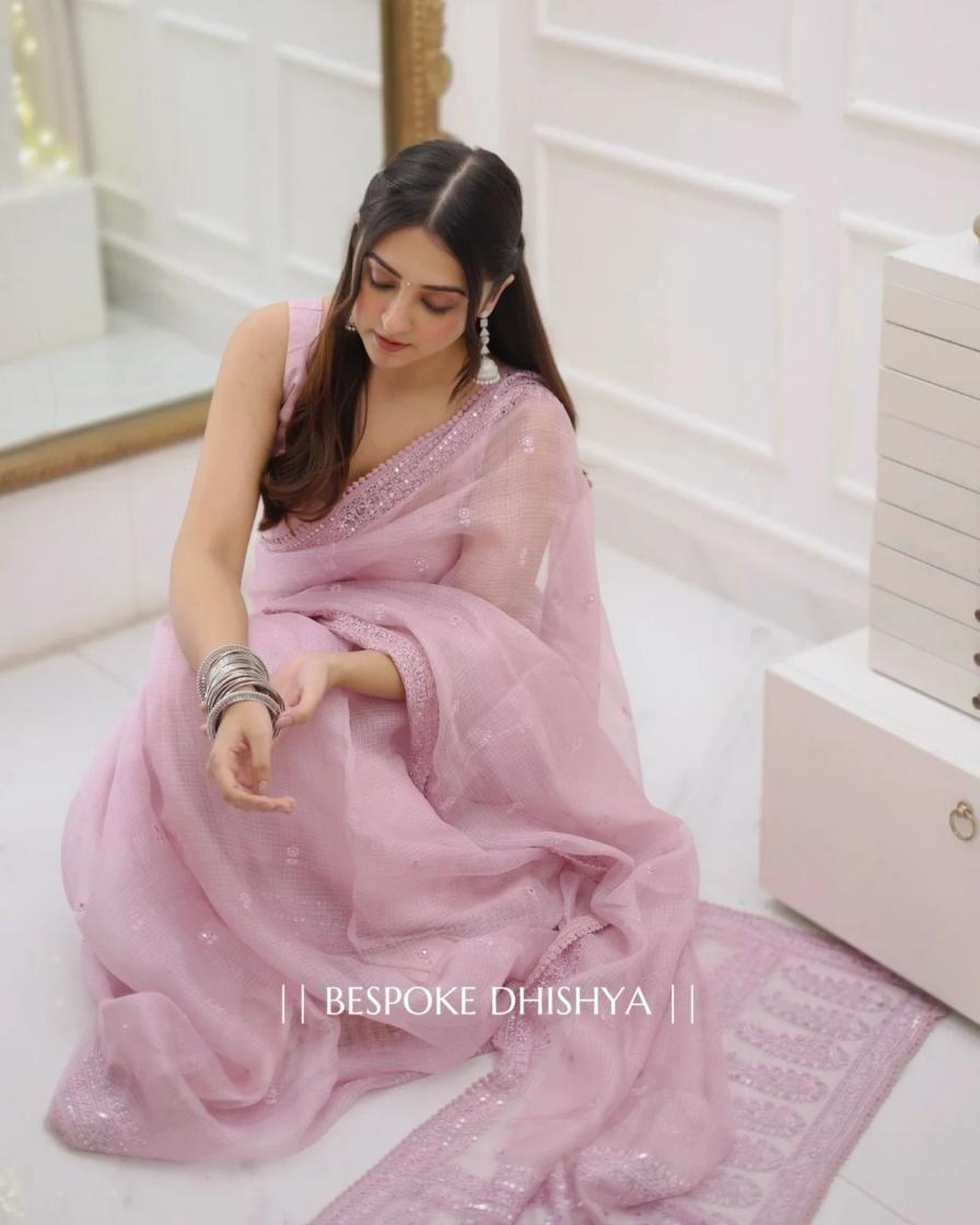 KC 2050 KOTA CHEX PREMIUM FANCY SAREE EXPORTS 