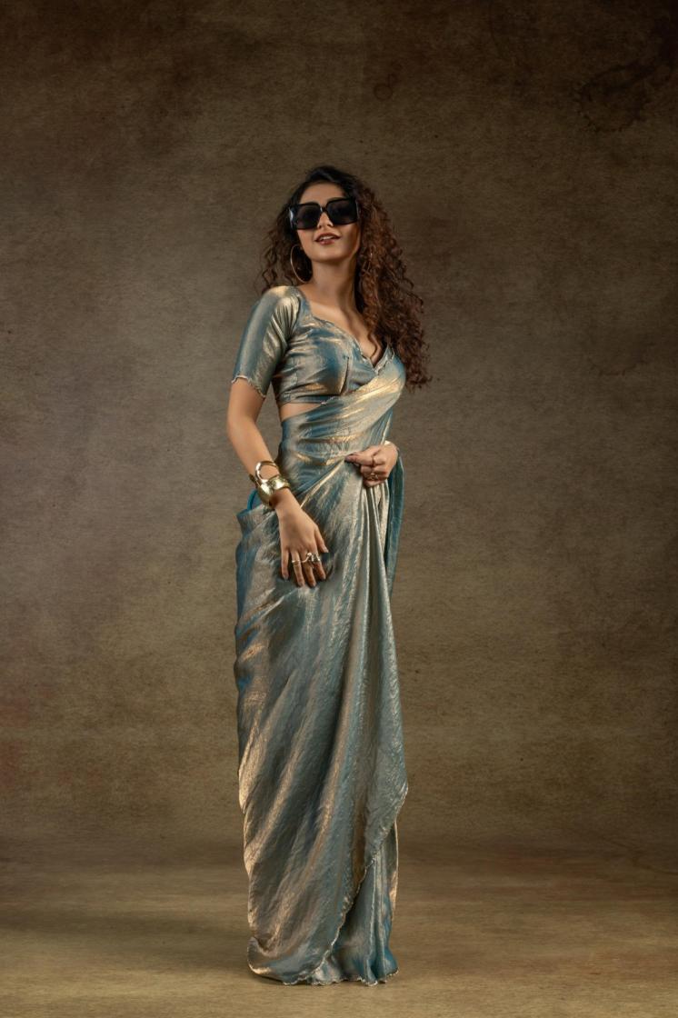 KC 2051 SPACE SILK PARTY SAREE 