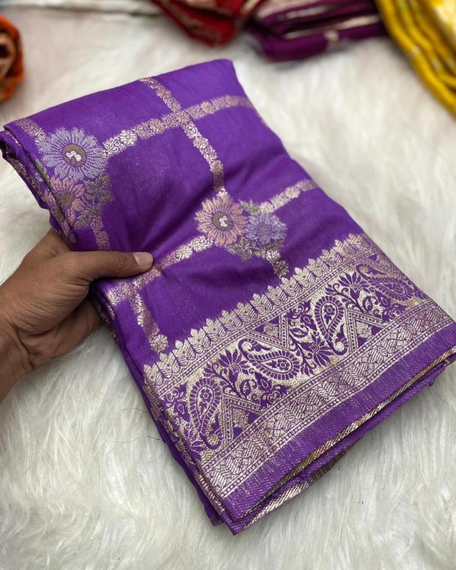 KC 327 COLOUR ADDITION RUSSAIN SILK SAREE EXPORTS 